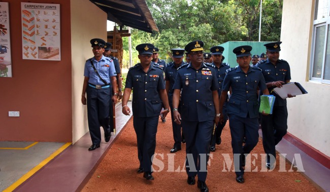 Commander’s Inspection of SLAF Station Sigiriya