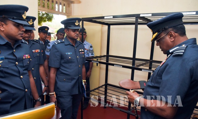 Commander’s Inspection of SLAF Station Sigiriya