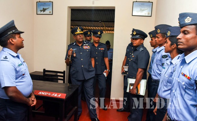 Commander’s Inspection of SLAF Station Sigiriya