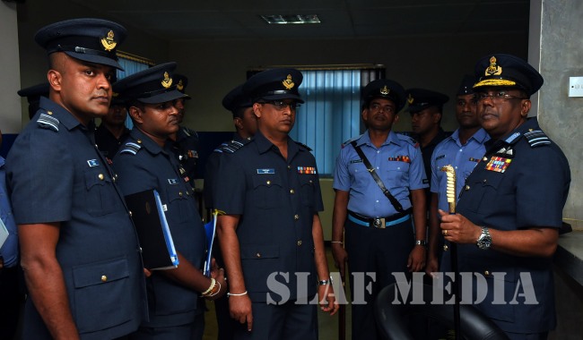 Commander’s Inspection of SLAF Station Sigiriya