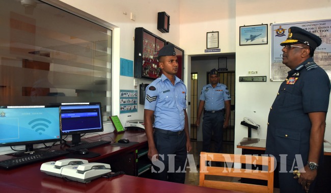 Commander’s Inspection of SLAF Station Sigiriya