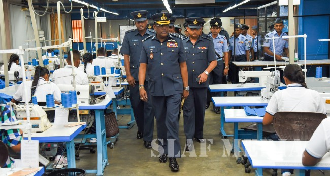 Commander’s Inspection of SLAF Station Sigiriya