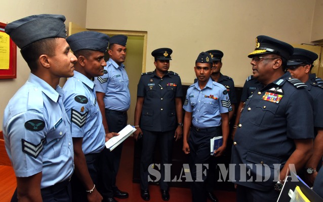 Commander’s Inspection of SLAF Station Sigiriya