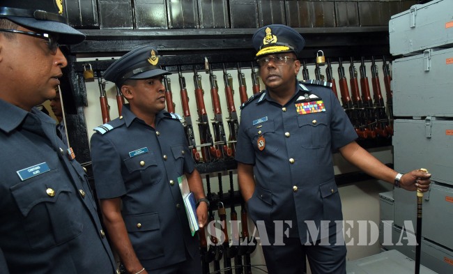 Commander’s Inspection of SLAF Station Sigiriya