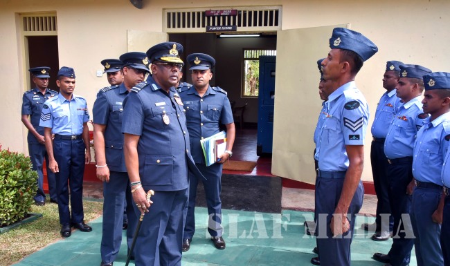Commander’s Inspection of SLAF Station Sigiriya