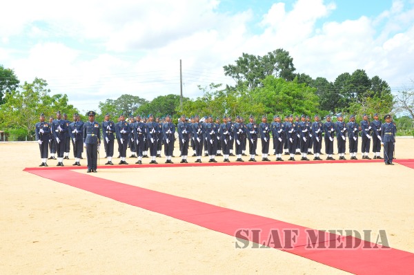 AOC's
Inspection at SLAF Station Weerawila