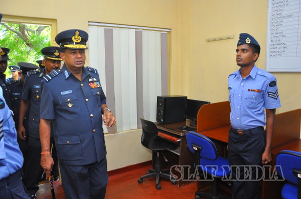 AOC's
Inspection at SLAF Station Weerawila