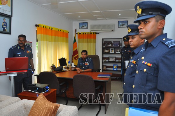 AOC's
Inspection at SLAF Station Weerawila