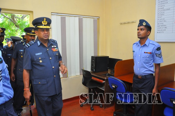 AOC's
Inspection at SLAF Station Weerawila
