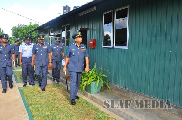 AOC's
Inspection at SLAF Station Weerawila