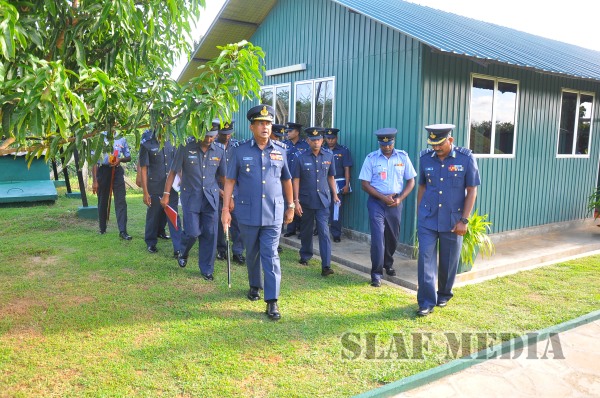 AOC's
Inspection at SLAF Station Weerawila