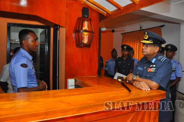 AOC's
Inspection at SLAF Station Weerawila