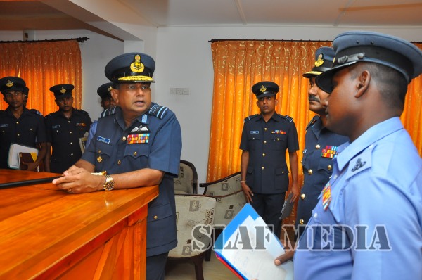 AOC's
Inspection at SLAF Station Weerawila