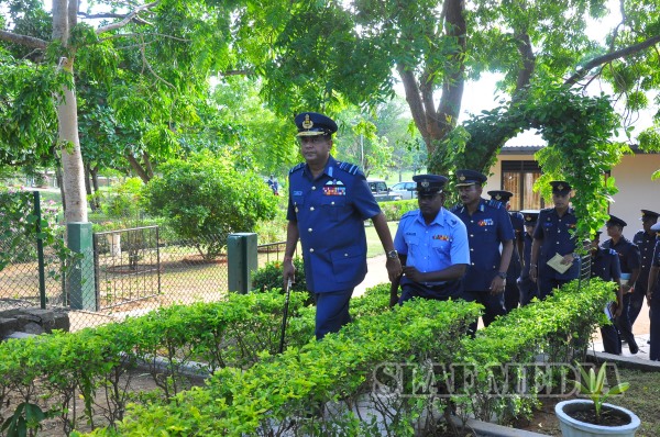 AOC's
Inspection at SLAF Station Weerawila