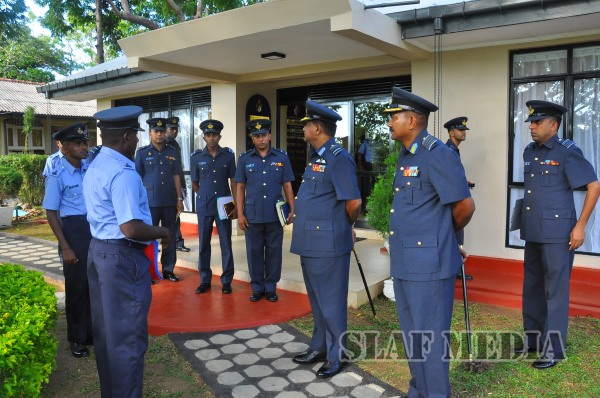 AOC's
Inspection at SLAF Station Weerawila