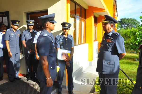AOC's
Inspection at SLAF Station Weerawila