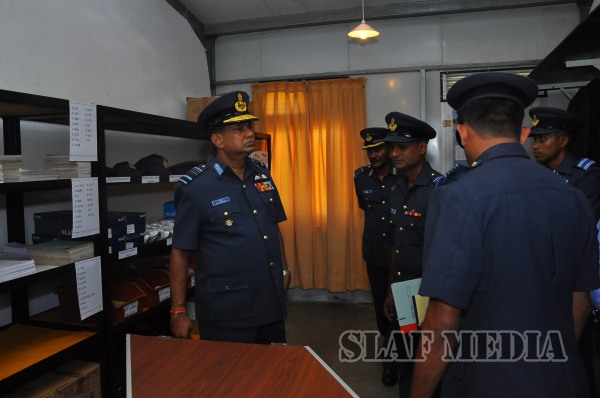AOC's
Inspection at SLAF Station Weerawila