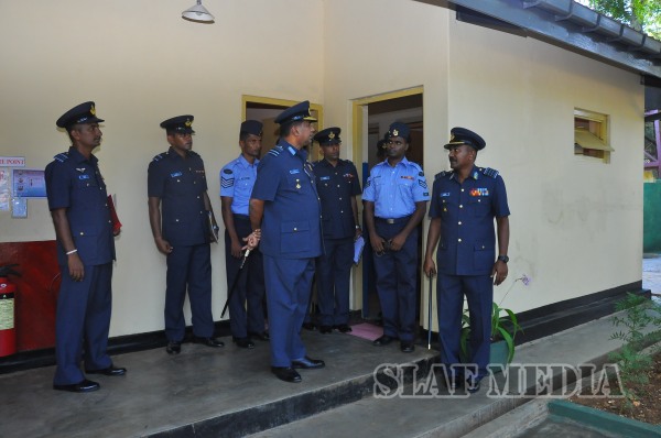 AOC's
Inspection at SLAF Station Weerawila