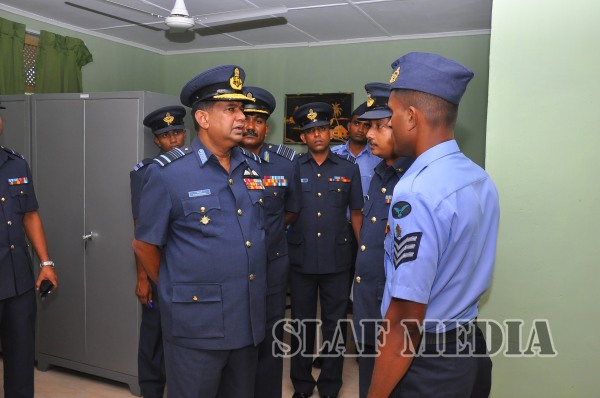 AOC's
Inspection at SLAF Station Weerawila