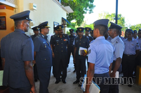 AOC's
Inspection at SLAF Station Weerawila