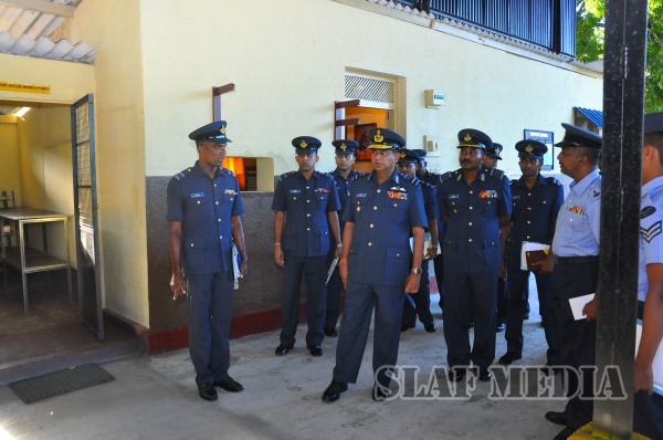 AOC's
Inspection at SLAF Station Weerawila