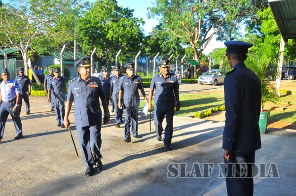 AOC's
Inspection at SLAF Station Weerawila