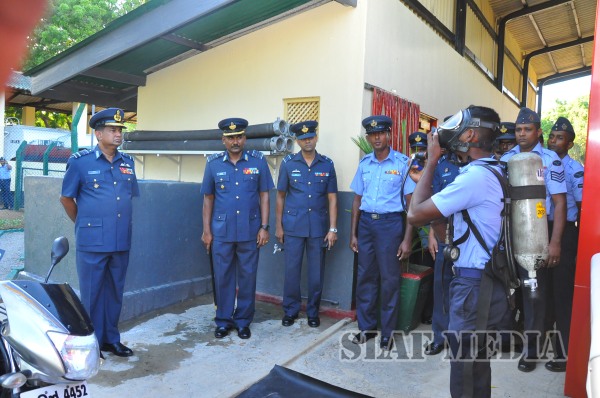 AOC's
Inspection at SLAF Station Weerawila
