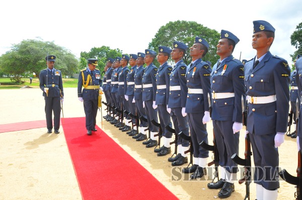 AOC's
Inspection at SLAF Station Weerawila