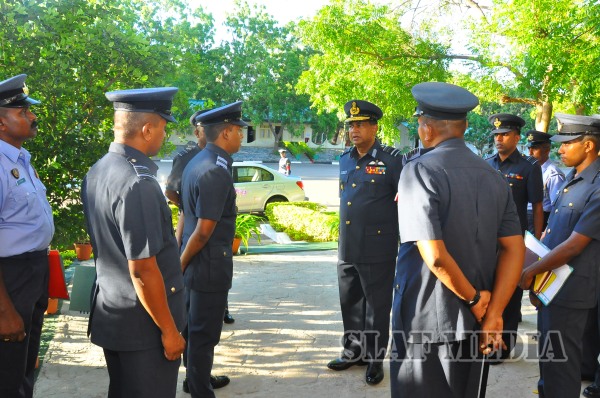 AOC's
Inspection at SLAF Station Weerawila