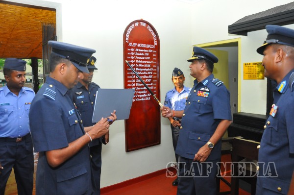 AOC's
Inspection at SLAF Station Weerawila