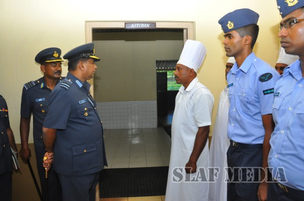 AOC's
Inspection at SLAF Station Weerawila