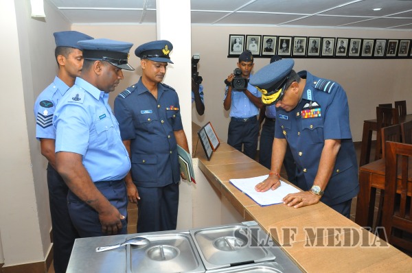 AOC's
Inspection at SLAF Station Weerawila