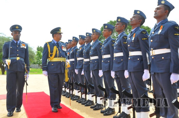 AOC's
Inspection at SLAF Station Weerawila