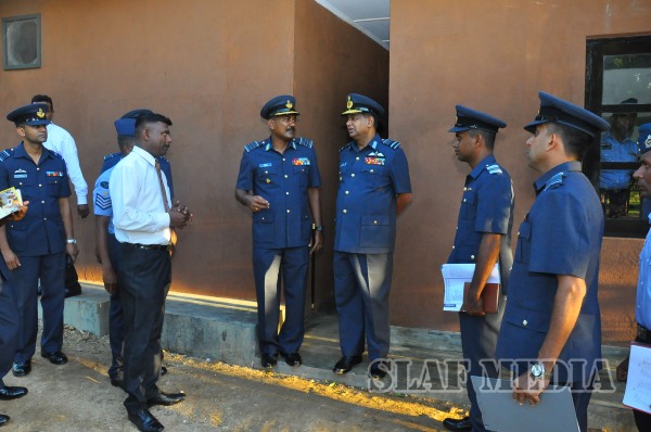 AOC's
Inspection at SLAF Station Weerawila