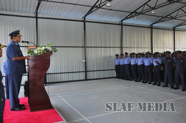 AOC's
Inspection at SLAF Station Weerawila