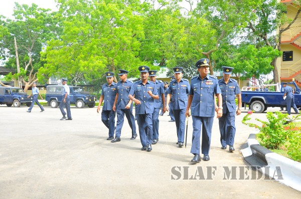 AOC's
Inspection at SLAF Station Weerawila