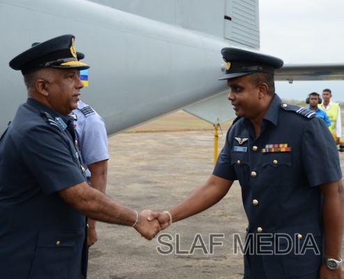 AOCs Inspection at SLAF Station Weerawila