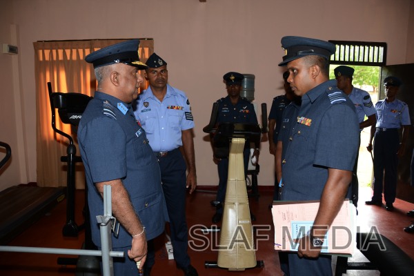 AOCs Inspection at SLAF Station Weerawila