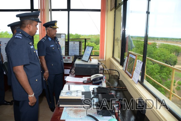 AOCs Inspection at SLAF Station Weerawila