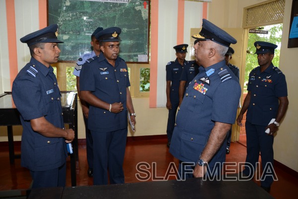 AOCs Inspection at SLAF Station Weerawila