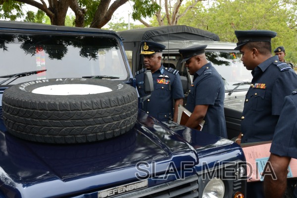 AOCs Inspection at SLAF Station Weerawila