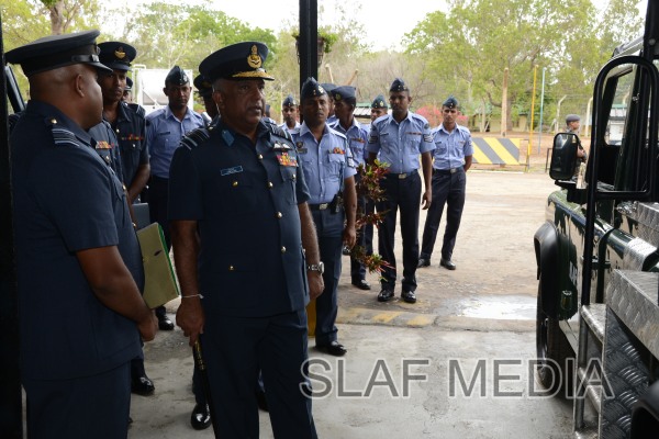 AOCs Inspection at SLAF Station Weerawila