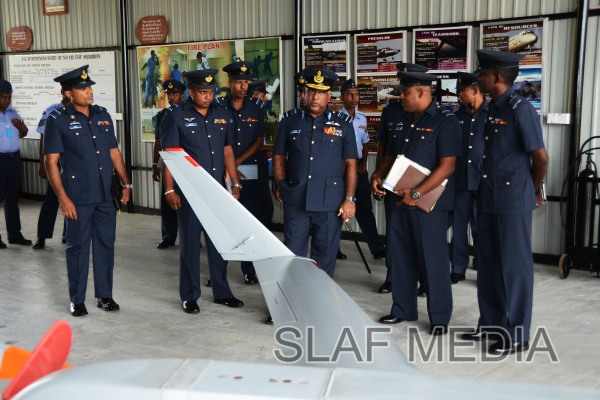 AOCs Inspection at SLAF Station Weerawila