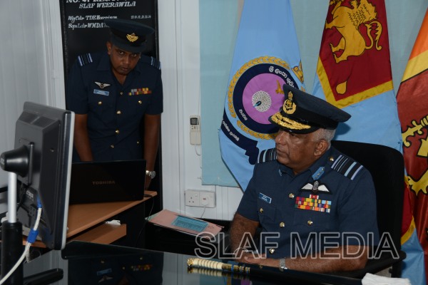 AOCs Inspection at SLAF Station Weerawila