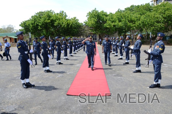 AOCs Inspection at SLAF Station Weerawila