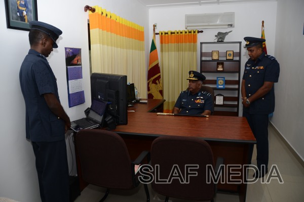 AOCs Inspection at SLAF Station Weerawila