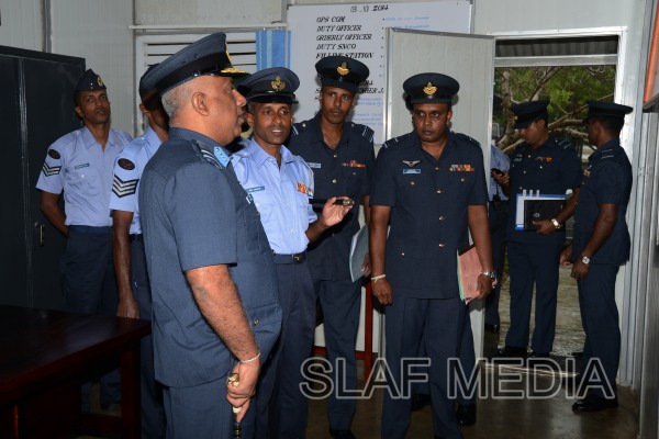 AOCs Inspection at SLAF Station Weerawila