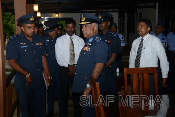 AOCs Inspection at SLAF Station Weerawila