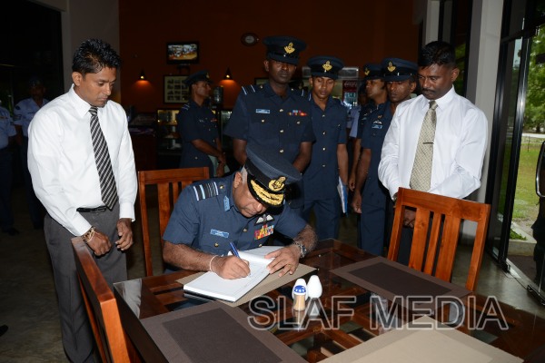 AOCs Inspection at SLAF Station Weerawila