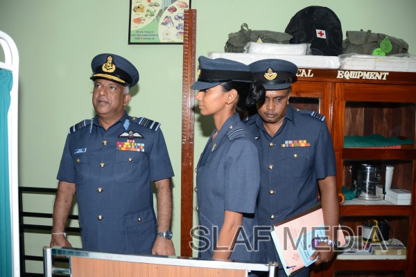AOCs Inspection at SLAF Station Weerawila